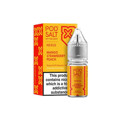 10mg Pod Salt Nexus 10ml Nic Salt (50VG/50PG) - Vape Street UK