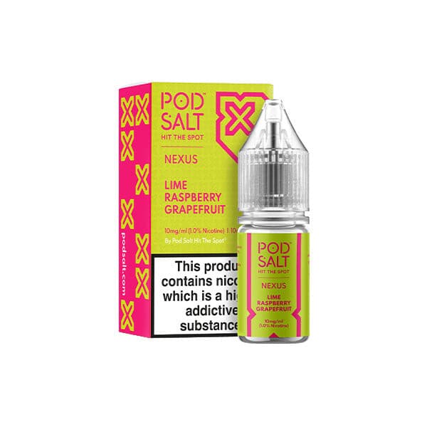 10mg Pod Salt Nexus 10ml Nic Salt (50VG/50PG) - Vape Street UK