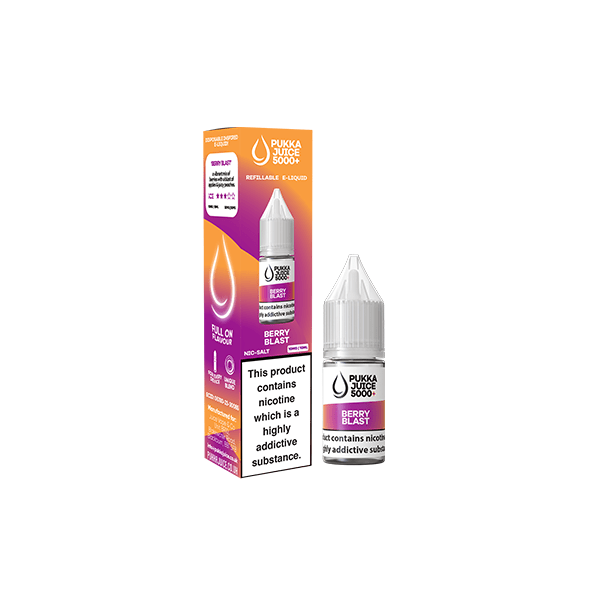 10mg Pukka Juice 5000+ 10ml Nic Salt (50VG/50PG) - Vape Street UK