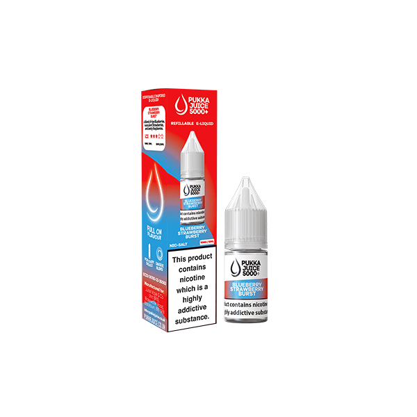 10mg Pukka Juice 5000+ 10ml Nic Salt (50VG/50PG) - Vape Street UK