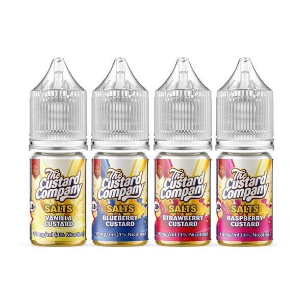 10mg The Custard Company Flavoured Nic Salt 10ml (50VG/50PG) - Vape Street UK