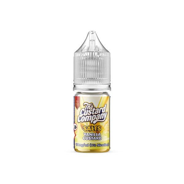 10mg The Custard Company Flavoured Nic Salt 10ml (50VG/50PG) - Vape Street UK