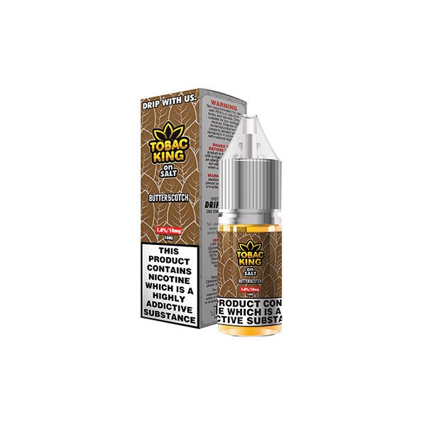 10mg Tobac King Salts By Drip More 10ml Nic Salts (50VG/50PG) - Vape Street UK