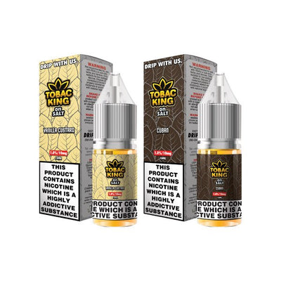 10mg Tobac King Salts By Drip More 10ml Nic Salts (50VG/50PG) - Vape Street UK