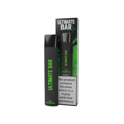 10mg Ultimate Bar Disposable Nic Salt Pod 575 Puffs - Vape Street UK