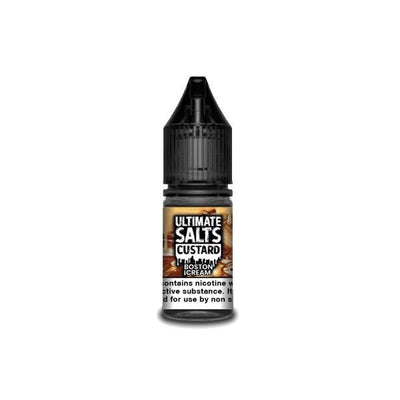 10MG Ultimate Puff Salts Custard 10ML Flavoured Nic Salts - Vape Street UK