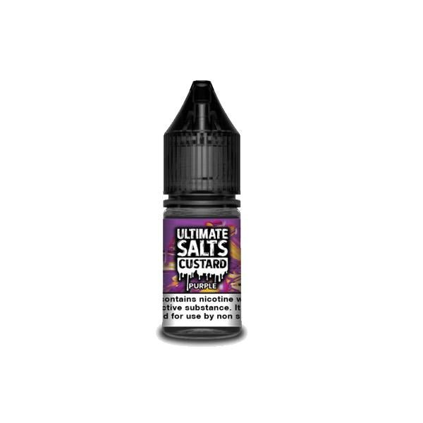 10MG Ultimate Puff Salts Custard 10ML Flavoured Nic Salts - Vape Street UK