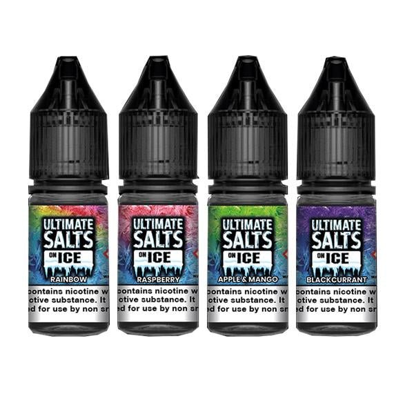 10mg Ultimate Puff Salts On Ice 10ml Flavoured Nic Salts (50VG/50PG) - Vape Street UK