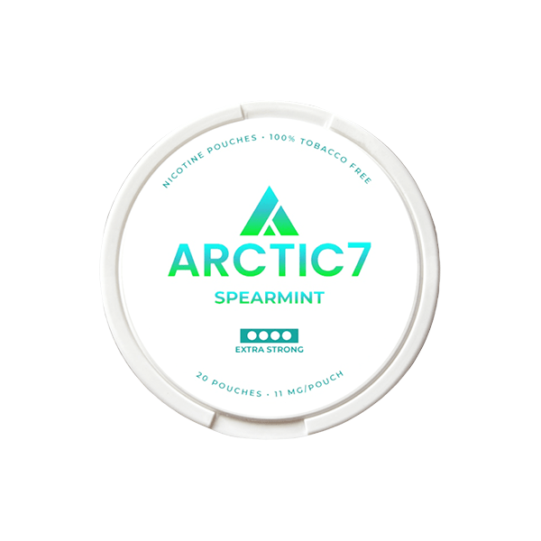 11mg Arctic7 Spearmint Slim Nicotine Pouches - 20 Pouches - Vape Street UK