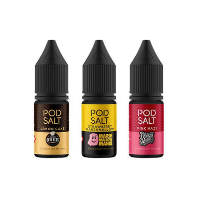 11mg Pod Salt Fusions 10ml Nic Salt (50VG/50PG) - Vape Street UK