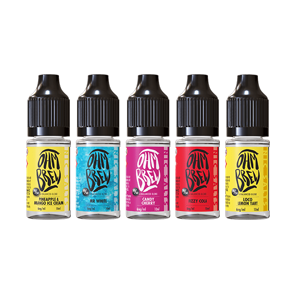 12mg Ohm Brew Balanced Blend 10ml Nic Salts (50VG/50PG) - Vape Street UK