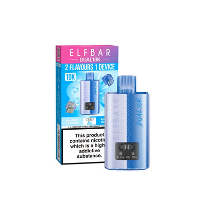 made by: ELF Bar price:£9.63 20mg Elf Bar Dual 10K Pod Vape Kit next day delivery at Vape Street UK