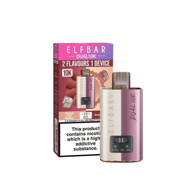 made by: ELF Bar price:£9.63 20mg Elf Bar Dual 10K Pod Vape Kit next day delivery at Vape Street UK