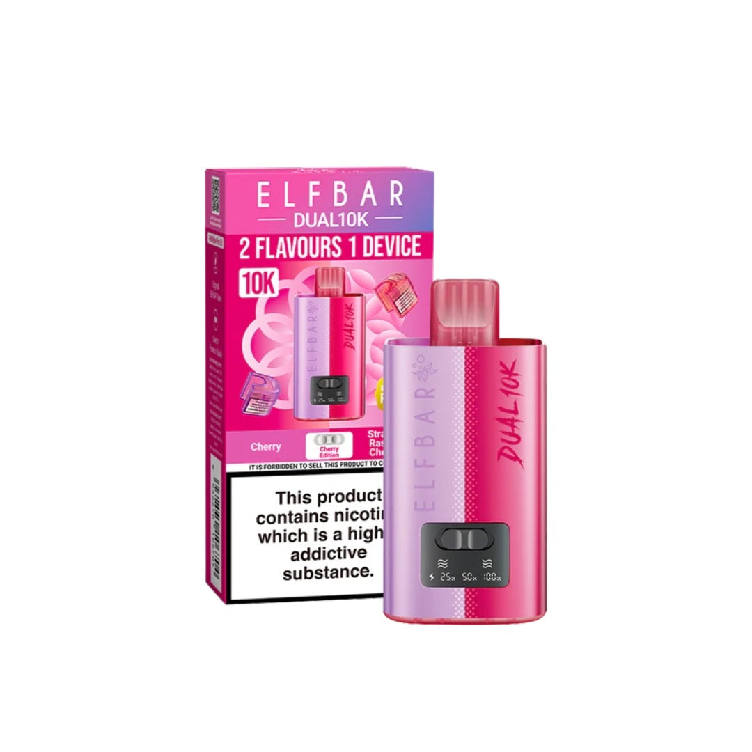 made by: ELF Bar price:£9.63 20mg Elf Bar Dual 10K Pod Vape Kit next day delivery at Vape Street UK