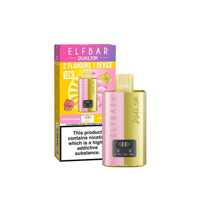 made by: ELF Bar price:£9.63 20mg Elf Bar Dual 10K Pod Vape Kit next day delivery at Vape Street UK