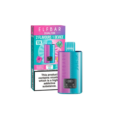 made by: ELF Bar price:£9.63 20mg Elf Bar Dual 10K Pod Vape Kit next day delivery at Vape Street UK