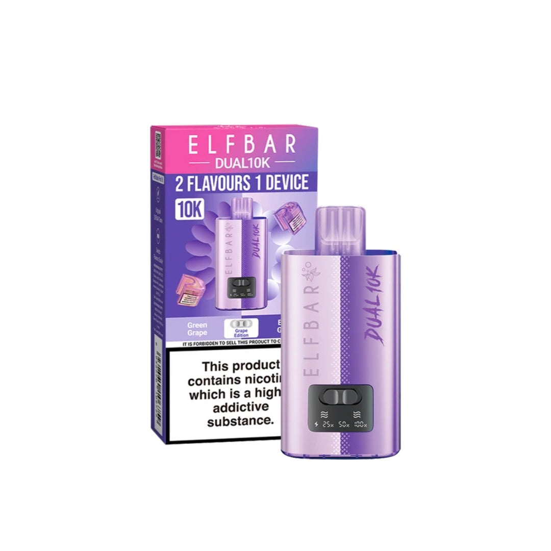 made by: ELF Bar price:£9.63 20mg Elf Bar Dual 10K Pod Vape Kit next day delivery at Vape Street UK