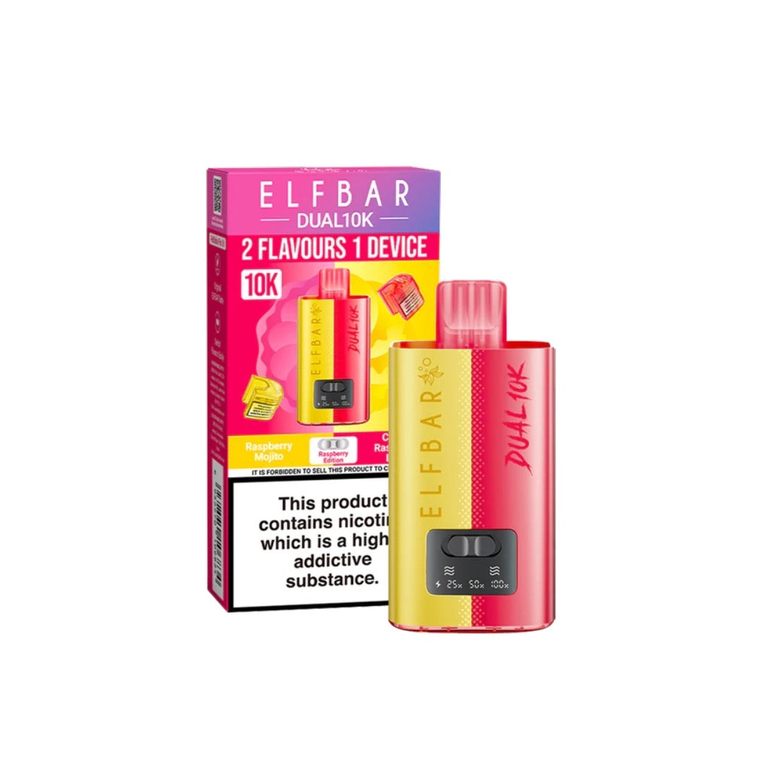 made by: ELF Bar price:£9.63 20mg Elf Bar Dual 10K Pod Vape Kit next day delivery at Vape Street UK