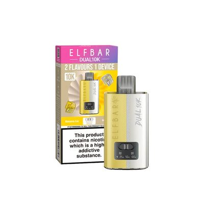 made by: ELF Bar price:£9.63 20mg Elf Bar Dual 10K Pod Vape Kit next day delivery at Vape Street UK