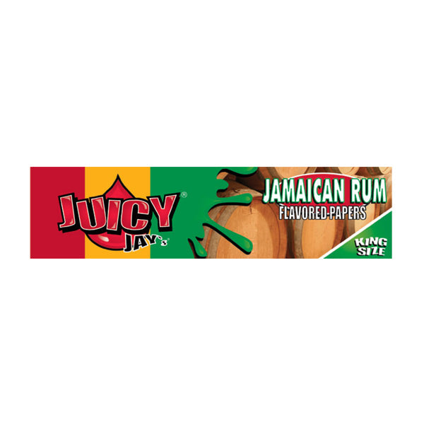 24 Juicy Jay King Size Flavoured Slim Rolling Paper - Full Box