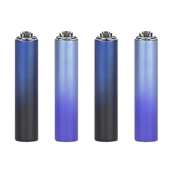 made by: Clipper price:£91.35 30 Clipper FCP22RH Classic Micro Blue Gradient Shiny Lighters next day delivery at Vape Street UK