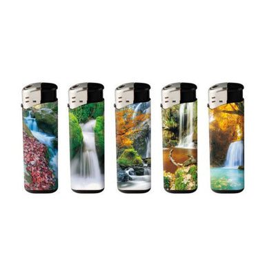 50 x 4Smoke Electronic Printed Lighters - ZY218DK