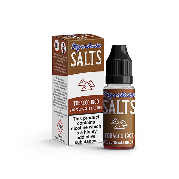 20mg Signature Salts By Signature Vapours 10ml Nic Salt (50VG/50PG)