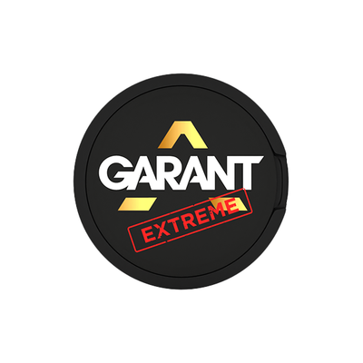 made by: Garant price:£3.60 50mg Garant Extreme Nicotine Pouch - 20 Pouches next day delivery at Vape Street UK