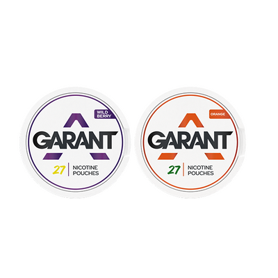 made by: Garant price:£3.60 25mg Garant Nicotine Pouch - 20 Pouches next day delivery at Vape Street UK