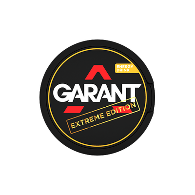 made by: Garant price:£3.60 50mg Garant Extreme Nicotine Pouch - 20 Pouches next day delivery at Vape Street UK