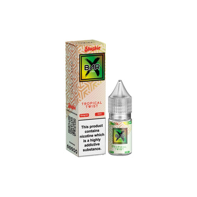 made by: Slushie price:£3.08 20mg Slushie Bar Xtra Nic Salt 10ml (50VG/50PG) next day delivery at Vape Street UK