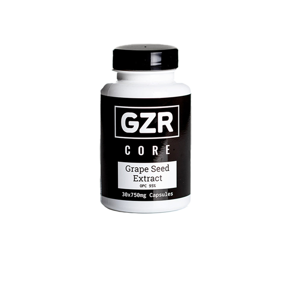 made by: GZR price:£7.11 GZR 750mg Grape Seed Extract Capsules - 30 Capsules next day delivery at Vape Street UK