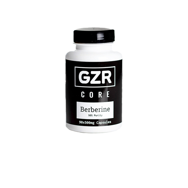 made by: GZR price:£11.48 GZR 500mg Berberine Capsules - 90 Capsules next day delivery at Vape Street UK