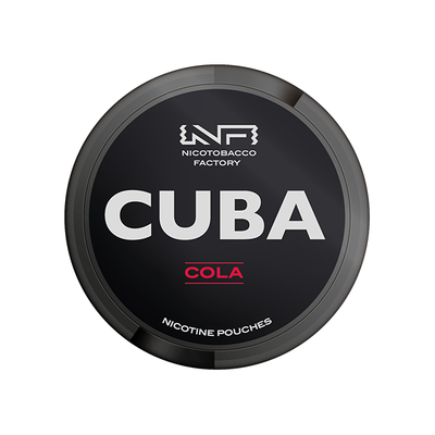 made by: CUBA price:£4.59 43mg CUBA Black Nicotine Pouches - 25 Pouches next day delivery at Vape Street UK