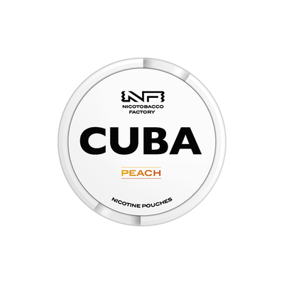 made by: CUBA price:£3.87 16mg CUBA White Nicotine Pouches - 25 Pouches next day delivery at Vape Street UK