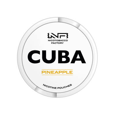 made by: CUBA price:£3.87 16mg CUBA White Nicotine Pouches - 25 Pouches next day delivery at Vape Street UK