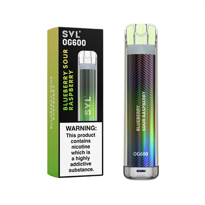 20mg SVL OG600 Disposable Vape 600 Puffs