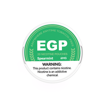 6mg EGP Nicotine Pouches - 20 Pouches