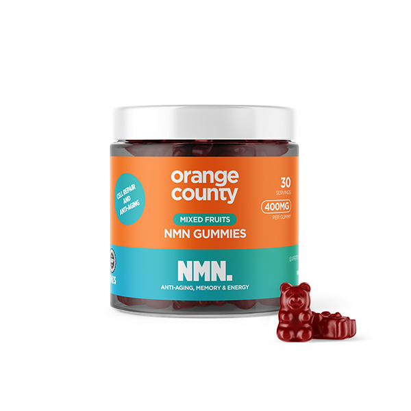 made by: Orange County price:£20.56 Orange County NMN (Nicotinamide) Gummies - 30 Pieces next day delivery at Vape Street UK