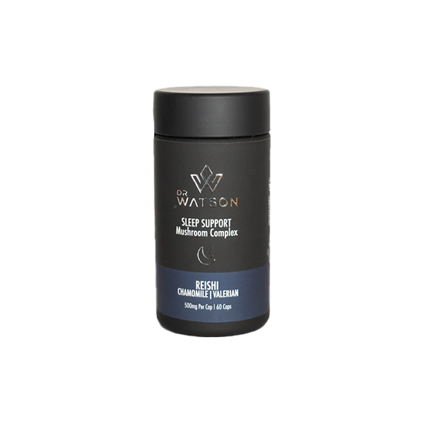 made by: Dr Watson price:£20.61 Dr Watson Sleep Support Mushroom Capsules - 60 Capsules next day delivery at Vape Street UK