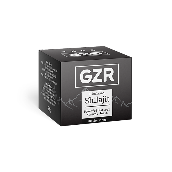 made by: GZR price:£10.89 GZR 500mg Himalayan Shilajit Resin 50g next day delivery at Vape Street UK