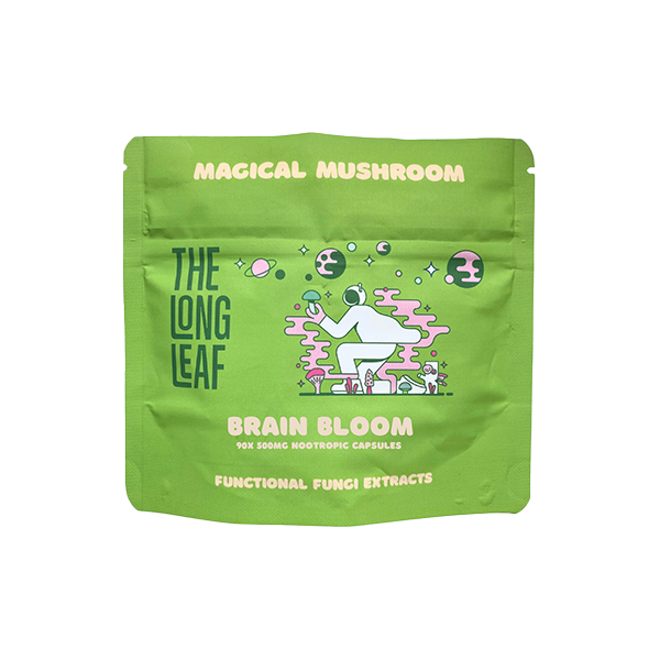 made by: The Long Leaf price:£32.40 The Long Leaf 500mg Brain Bloom Capsules - 90 Capsules (BUY 1 GET 1 FREE) next day delivery at Vape Street UK