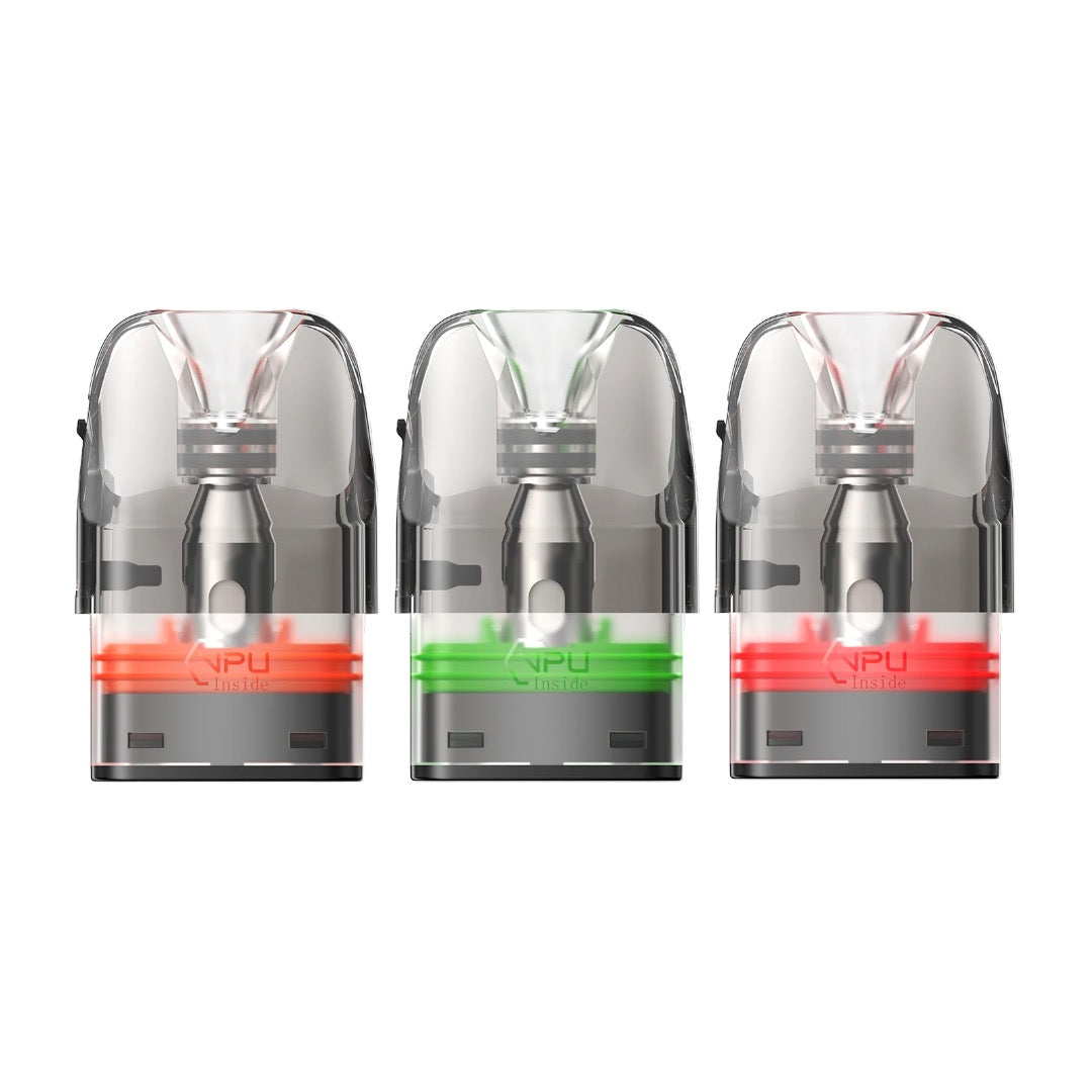 Geekvape Q Side Fill Replacement Pods - 3 Pcs (0.4Ohm, 0.6Ohm, 0.8Ohm, 1.2Ohm) XL