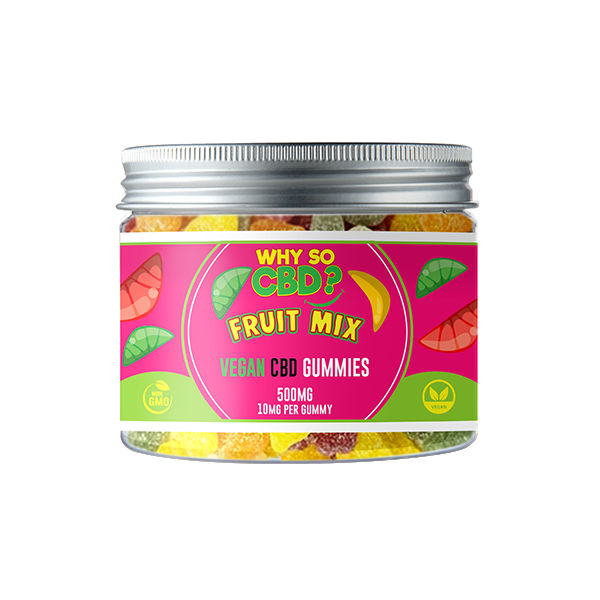 Why So CBD? 500mg Broad Spectrum CBD Small Vegan Gummies - 11 Flavours