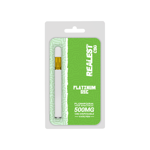 Realest CBG Bars 500mg CBG Disposable Vape Pen (BUY 1 GET 1 FREE)