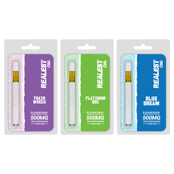 Realest CBG Bars 500mg CBG Disposable Vape Pen (BUY 1 GET 1 FREE)