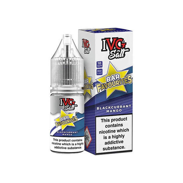 made by: I VG price:£3.99 10mg I VG Bar Favourites 10ml Nic Salts (50VG/50PG) next day delivery at Vape Street UK