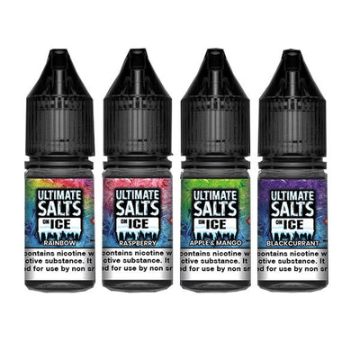 made by: Ultimate Puff price:£3.99 10mg Ultimate Puff Salts On Ice 10ml Flavoured Nic Salts (50VG/50PG) next day delivery at Vape Street UK