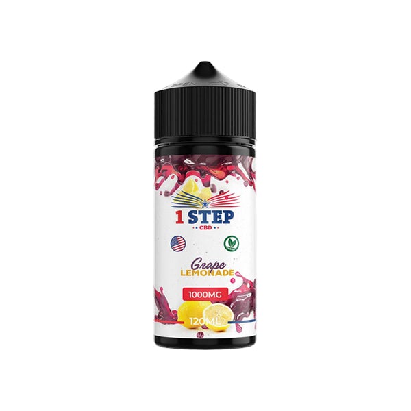 made by: 1 Step CBD price:£23.90 1 Step CBD 1000mg CBD E-liquid 120ml next day delivery at Vape Street UK