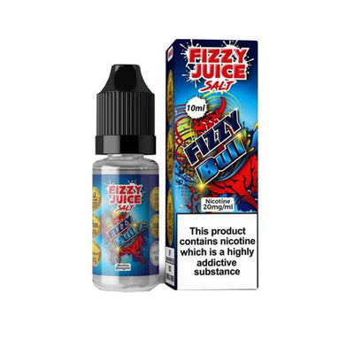 made by: Fizzy Juice price:£3.99 20mg Fizzy Juice 10ml Nic Salts (50VG/50PG) next day delivery at Vape Street UK